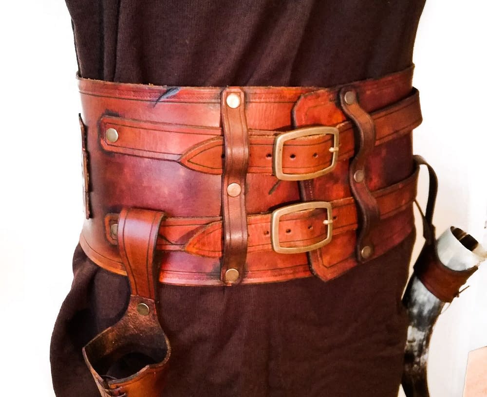 Cinturone Vichingo con decori - MachiShop